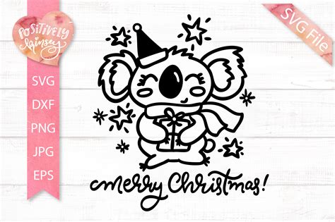 Christmas Koala SVG Christmas Koala SVG: Embrace The Festive Spirit With Aussie Charm