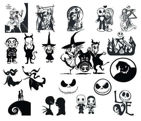 Nightmare Before Christmas Kids SVG Nightmare Before Christmas Kids SVG: A Spooktacular Collection For Creative Creations