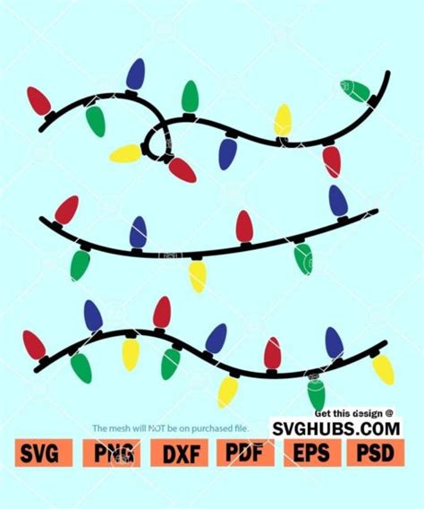 Christmas Lights SVG Christmas Lights SVG: Illuminating The Festive Season With Artistic Flair