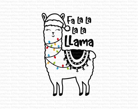 Christmas Llama SVG Christmas Llama SVG: Unwrap The Festive Charm Of The Andes