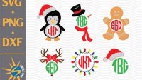 Christmas Monogram SVG Christmas Monogram SVGs: A Festive And Personalized Touch For Your Holiday Celebrations