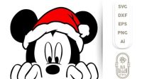 Christmas Mickey SVG Christmas Mickey SVG: A Festive Cut File For All Your Holiday Crafting Needs