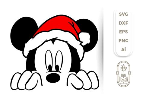 Christmas Mickey SVG Christmas Mickey SVG: A Festive Cut File For All Your Holiday Crafting Needs