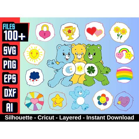 Carebear SVG Care Bears: The Enduring Legacy Of Childhood Magic In SVG Format