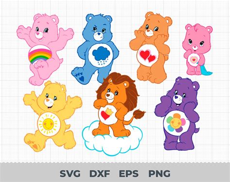 Care Bear SVG Care Bears SVG: Bringing Nostalgia And Warmth To Your Digital Creations