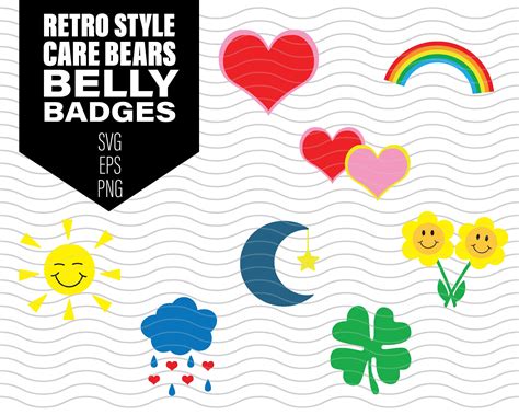 Care Bear Belly Badges SVG Care Bear Belly Badges SVG: A Nostalgic Journey Into Childhood