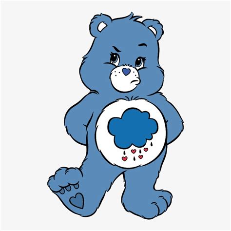 Grumpy Care Bear SVG Grumpy Care Bear SVG: Express Your Inner Grump With Love