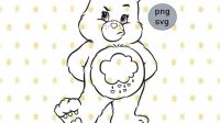 Care Bear Face SVG Care Bear Face SVG: The Ultimate Guide To Creating Adorable Designs