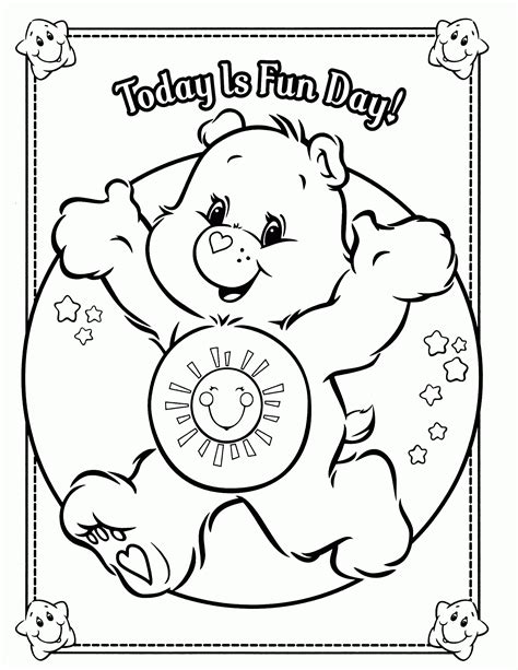 Funshine Care Bear Coloring Book SVG Discover The Enchanting World Of Funshine Care Bear Coloring Book SVGs: A Joyous Journey For All Ages