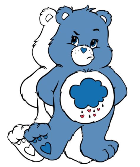 Grumpy Bear Care Bear SVG Grumpy Bear Care Bear SVG: Express Your Grumpy Yet Adorable Side