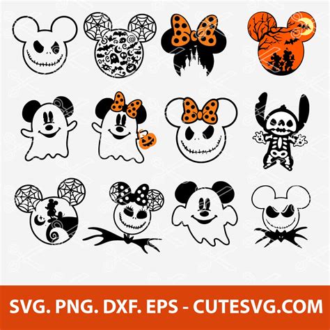 SVG Disney Halloween Embrace The Enchanting World Of SVG Disney Halloween: A Journey Of Spooktacular Crafts And Festive Creations