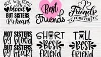 Best Friends SVG Free Best Friends SVGs: A Timeless Expression Of Unbreakable Bonds