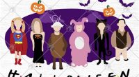 Friends Halloween SVG Friends Halloween SVG: A Spooktacular Way To Celebrate With Your Besties