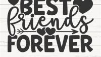 Best Friends Forever SVG Best Friends Forever: A Timeless Bond Immortalized In SVG