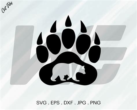 Grizzly Bear Paw SVG Grizzly Bear Paw SVG: A Symbol Of Strength And Resilience