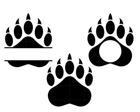 Bear Paw Prints SVG Bear Paw Prints SVG: A Comprehensive Guide For Artists