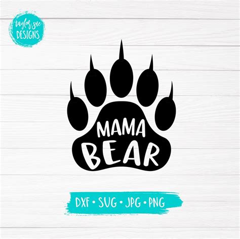 Mama Bear Paw SVG Free Embrace The Strength And Nurture Of Motherhood With Mama Bear Paw SVG Free