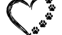 Heart With Paw Print Heart With Paw Print: A Symbol Of Love