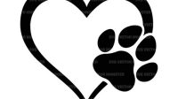 Dog Paw Heart Dog Paw Heart: A Symbol Of Unconditional Love And Loyalty