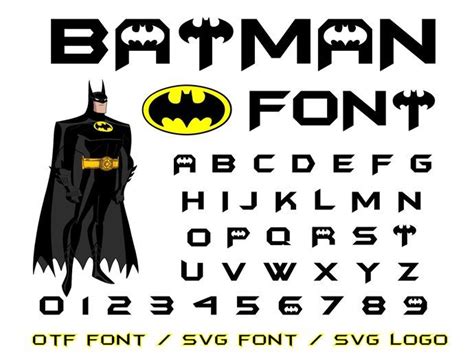 Batman Font SVG The Ultimate Guide To Batman Font SVG: Unleashing The Dark Knight's Typography