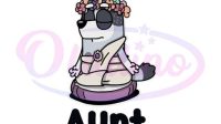 Aunt Bluey SVG Aunt Bluey SVG: Capture The Essence Of The Beloved Character