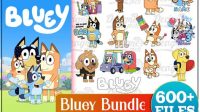 Bluey SVG Bundle Unleash The World Of Bluey With Our Enchanting SVG Bundle