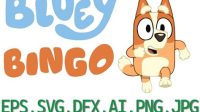 Bluey Bingo SVG Free Bluey Bingo SVG Free: Unleash Your Imagination With Endless Customization Possibilities