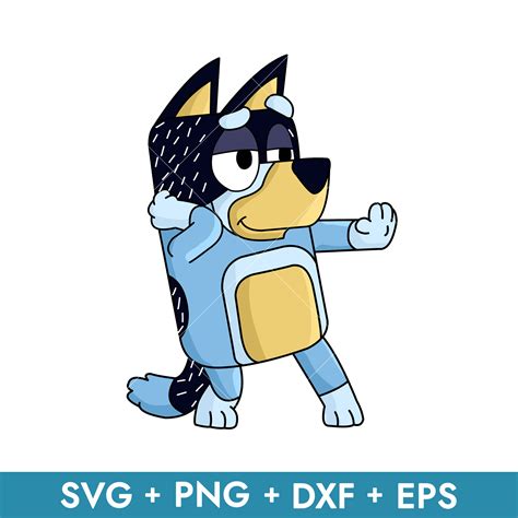 Bluey Bandit SVG Bluey Bandit SVG: Unleashing The Creative Spirit With Endearing Characters