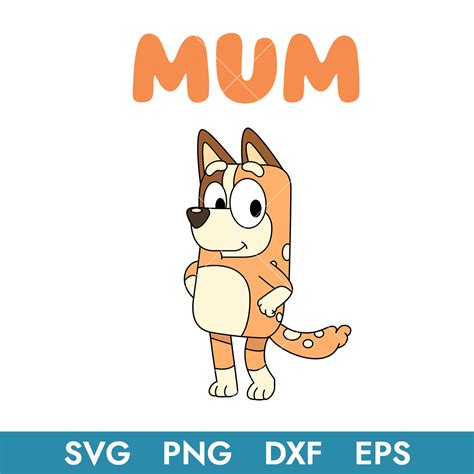 Chilli Bluey SVG Chilli Bluey SVG: Unleashing The Charismatic Canine Mom From The Beloved Animated Series