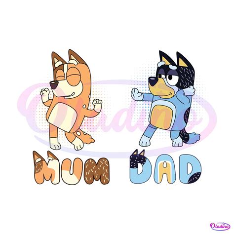 Bluey Mom And Dad SVG Bluey Mom And Dad SVG: An Ultimate Guide To Expressing Family Love