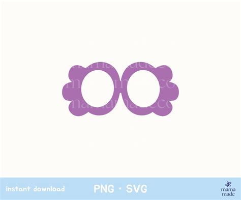 Bluey Granny Glasses SVG Bluey Granny Glasses SVG: Capturing The Fun And Spirit Of The Beloved Children's Show