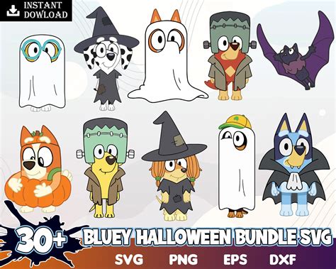 Bluey Halloween SVG Free Unlock The Spooky Fun With Bluey Halloween SVG Free