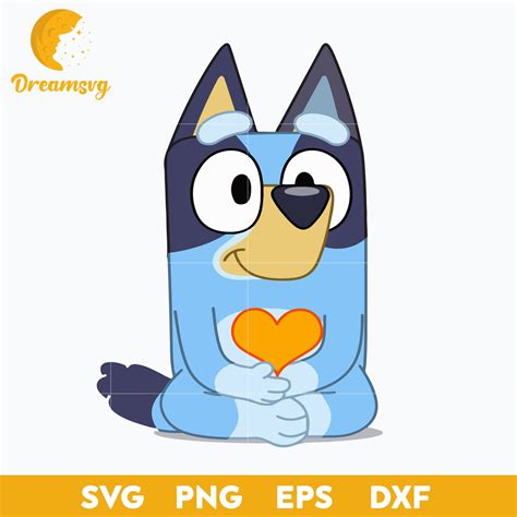 Bluey Head SVG Unlock The Enchanting World Of Bluey With Captivating SVG Designs