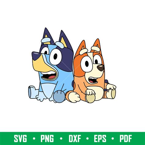 SVG Of Bluey Bluey: The Beloved Australian Blue Heeler And Her SVG Charm