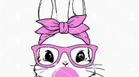 Bubble Gum Bunny SVG Bubble Gum Bunny SVG: Unleash The Cuteness Overload