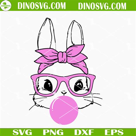 Bubble Gum Bunny SVG Bubble Gum Bunny SVG: Unleash The Cuteness Overload