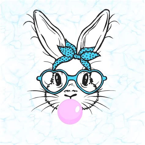 Bubblegum Bunny SVG Bubblegum Bunny SVG: A Delightful Design For Your Creative Endeavors