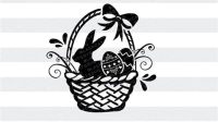 Bunny Basket SVG Bunny Basket SVG: The Ultimate Guide To Create Adorable Easter Crafts