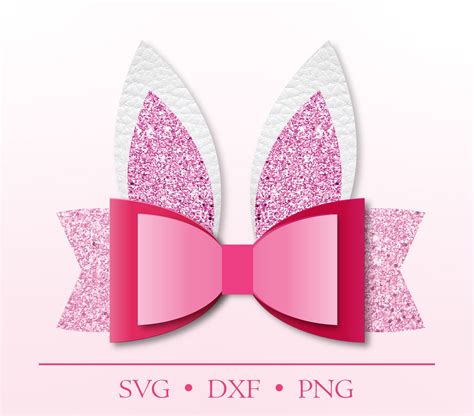 Bunny Bow SVG Bunny Bow SVG: The Ultimate Guide To Crafting Adorable Easter Decorations