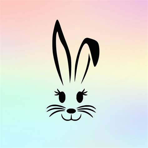 Bunny Face SVG Bunny Face SVG: An Adorable Design For Easter