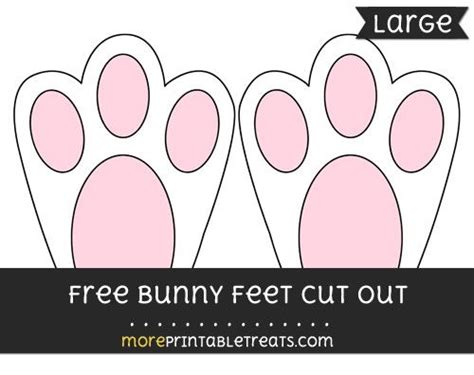 Bunny Feet Cut Out Bunny Feet Cut Out: A Step-by-Step Guide To Creating Adorable Easter Decorations