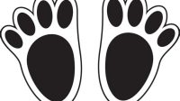 Bunny Footprint SVG Bunny Footprint SVG: An Adorable Design Element For Creative Projects