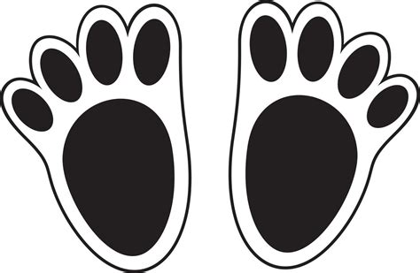 Bunny Footprint SVG Bunny Footprint SVG: An Adorable Design Element For Creative Projects