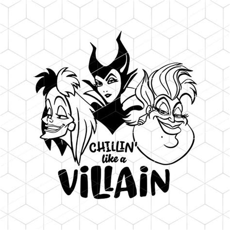 Disney Villain Svg Files Disney Villain SVG Files: Unleash Your Dark Side With Enchanting Designs