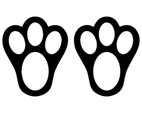 Bunny Paw Print SVG Bunny Paw Print SVG: A Symbol Of Easter And Spring Celebrations