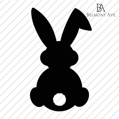 Bunny Silhouette SVG Bunny Silhouette SVG: A Hoppy Way To Elevate Your Creative Projects