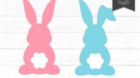 Bunny Silhouette SVG Free Bunny Silhouette SVG Free: Elevate Your Easter And Spring Crafts