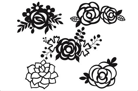 Flower Top SVG Flower Top SVG: Elevate Your Designs With Intricate Floral Embellishments