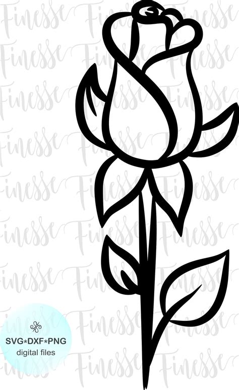 SVG Rose With Stem SVG Rose With Stem: A Comprehensive Guide To Creating A Beautiful Vector Flower