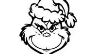 Black And White Grinch SVG Black And White Grinch SVG: A Timeless Symbol Of Holiday Cheer